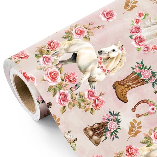 Floral horse wrapping - floral,