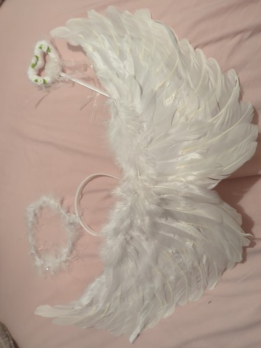 Handmade real feather angel - handmade,