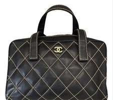 CHANEL Black Quilted Bag