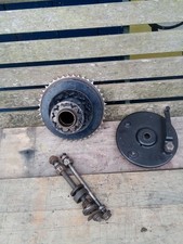 BSA B31 B33 gold star ridged rear wheel hub sprocket brake plate 