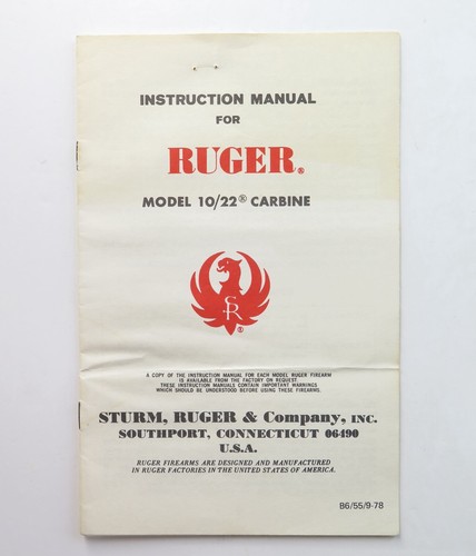 1978 instruction manual for - 1978,