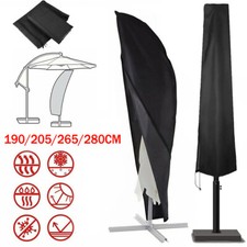 Heavy Duty Parasol Banana Umbrella Cover Cantilever Outdoor Patio Shield S/M/L