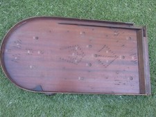 1900s Spalding double sided Crickatelle + Bagatelle board / s.