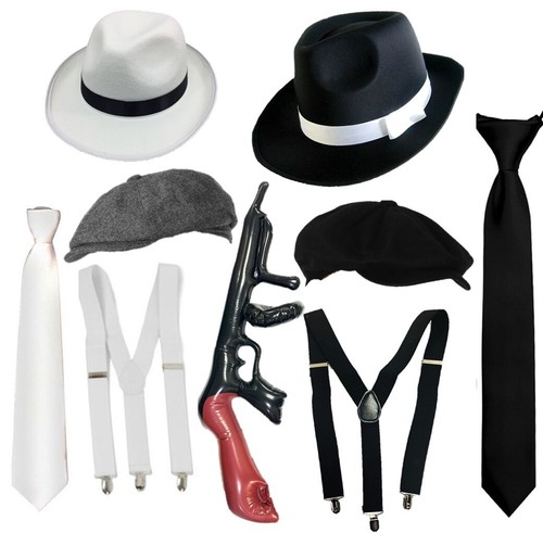 Gangster flat cap set - gangster,