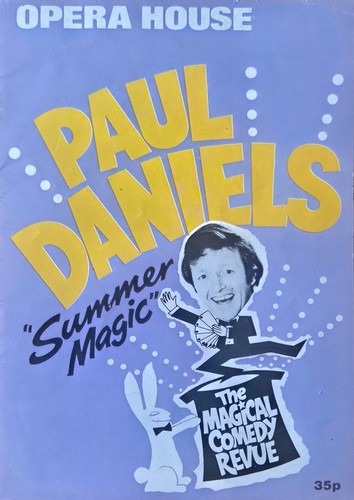 Paul daniels 1980s signed - paul,