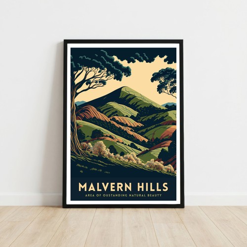 Malvern hills gloucestershire - hills,