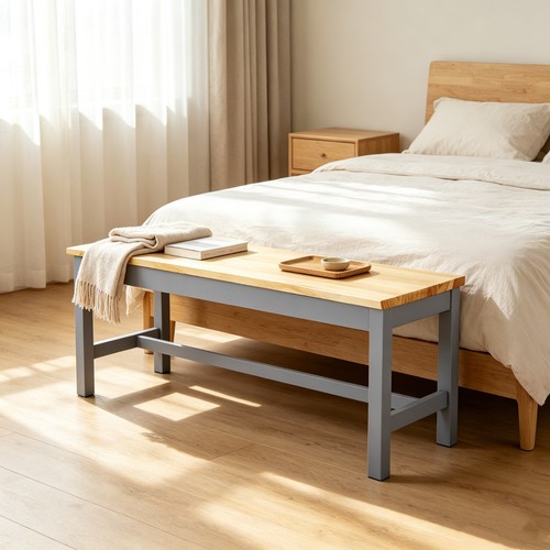 Dining bench grey 90cm kitchen - dining,