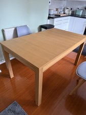 Ikea Wooden Extendable Table