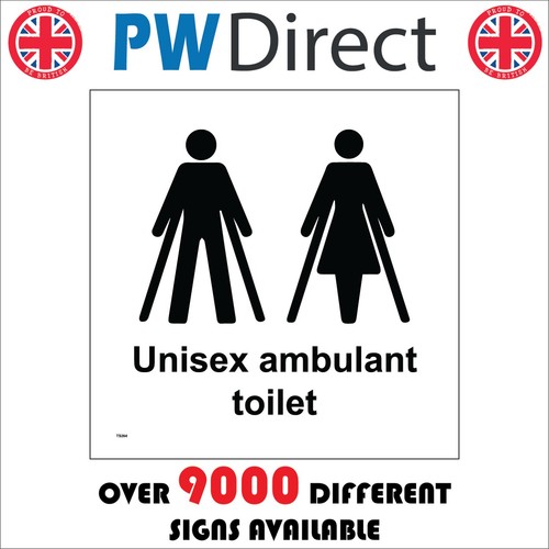 Sign toilet unisex - toilet,