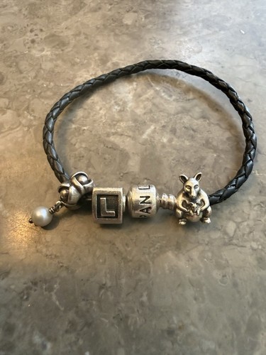 Pandora 925 black leather - pandora,