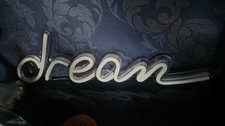 Dream Retro Style Neon Blue Word Art Wall Mounted Light Lamp Bar Nightclub Sign