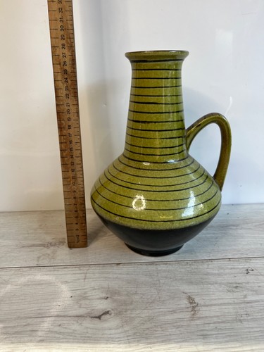 Vintage austrian vase green - austrian,