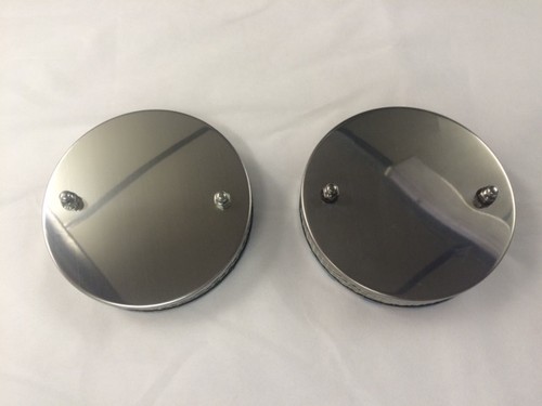 Pair chrome air filter su - air,