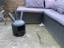Gas Bottle Wood burner/Log Burner/ Chiminea/Patio heater/Garden/outdoor heater. 