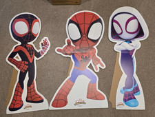 Spidey and His Amazing Friends Cardboard Cutouts, Spiderman, Spin, Ghost Spider