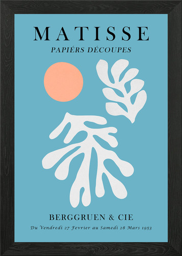 Matisse paper cutouts poster - paper,