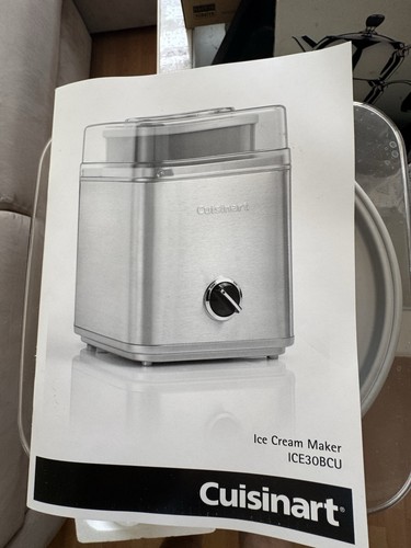 Cuisinart deluxe ice cream - deluxe,