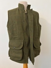 Saddle Country Classic Wear Mens Tweed Waistcoat Gilet Hunting Shooting UK Small