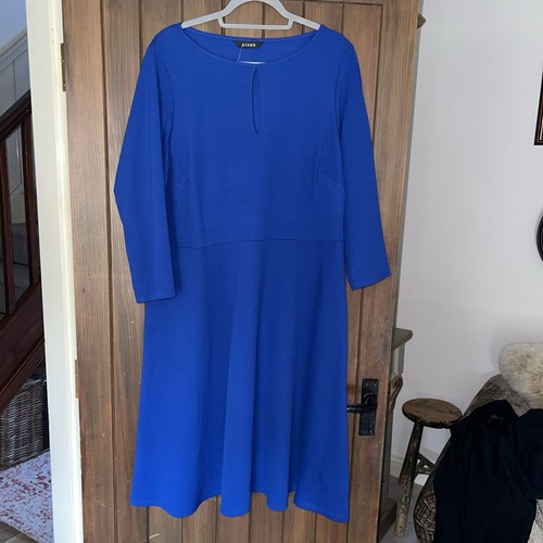 Evans blue ladies dress - evans,