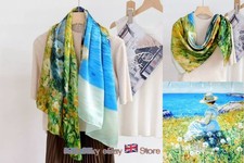 100% Mulberry Silk Scarf in