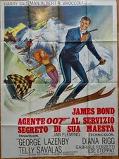 JAMES BOND ON HER MAJESTY'S SECRET SERVICE Italian 2F movie poster R73