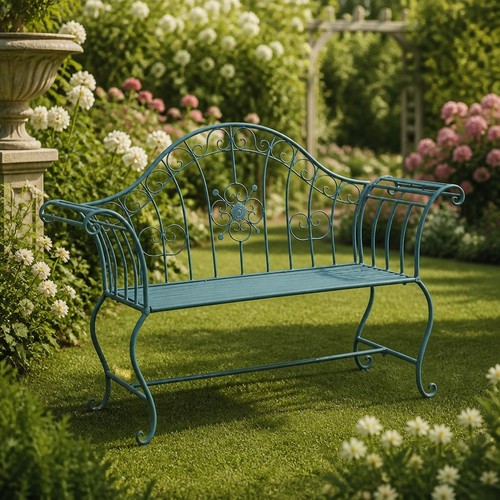 Seat vintage garden bench - garden,