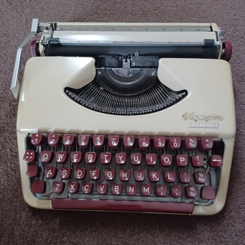 Olympia splendid typewriter - splendid,