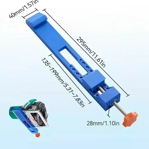 Adjustable circular saw guide - saw,