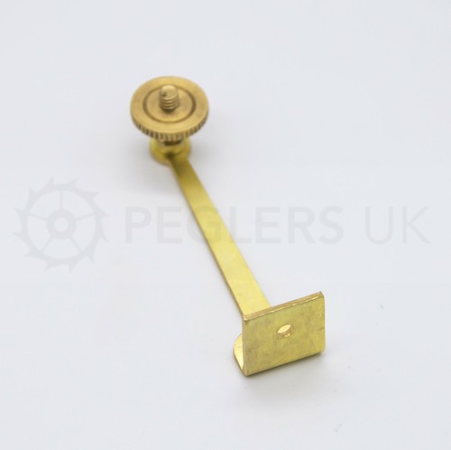 Brass french clock - clock, stand