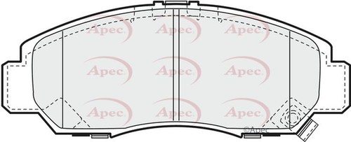 Apec brake pads front r90 - brake,