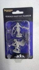 PATHFINDER BATTLES MINIATURE ~ FEMALE HALF-ELF RANGER