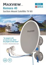 PORTABLE SATELLITE TV KIT suction cup caravan motorhome camper MAXVIEW Remora 40