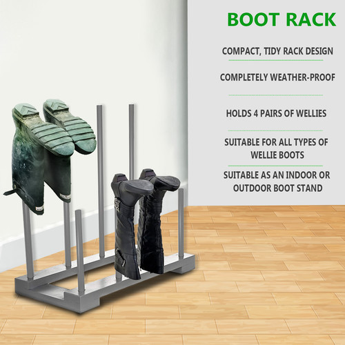 Wellington boot holder rack - wellington,