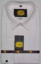 White Dress Shirt Pleated