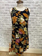 Vintage Hawaiian style floral sun dress size S chest 34" L 34"  D41