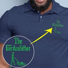 The Garden Father Embroidered POLO Lawn Master Plant Trees Gardening Services