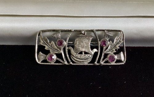 Vintage brooch scottish - brooch,