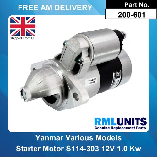 Starter motor for yanmar - starter,