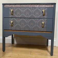Lebus 2 Drawer Grey Chest of