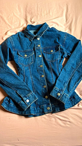 Women fitted blue - blue, denim