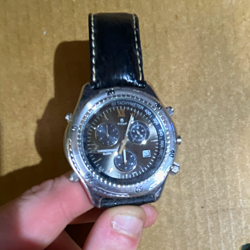 Titan chronograph quartz - chronograph,
