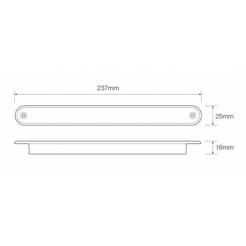 Led autolamps 237mm dynamic - led,
