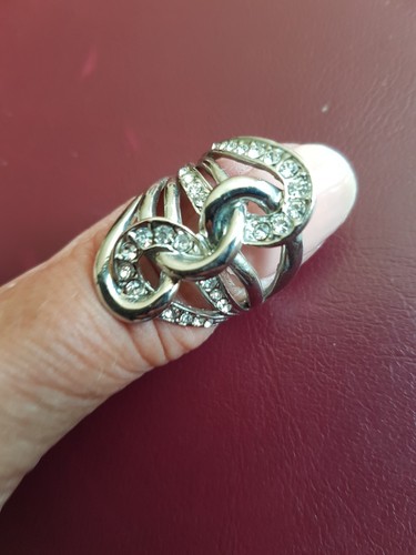 Silver metal and crystal - silver,