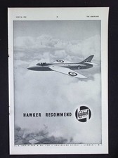 Original 1953 Advert Hawker