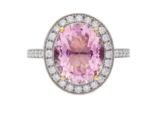 Platinum pink morganite and - morganite,