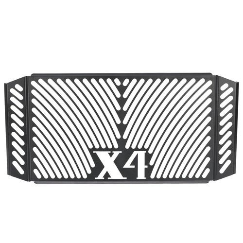 Radiator guard aluminium - aluminium, for