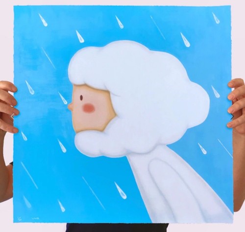 Wei xing cloud - hand, signed