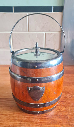 Epns barrel ice bucket - epns, 0.6l