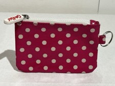 Cath Kidston Cath Kids Coin Purse Small Pink Cream Spots Zipped