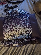 Purple & Silver Sequin Pillow